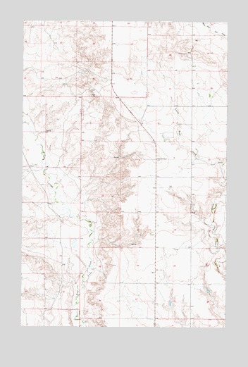 Wolf Point NW, MT USGS Topographic Map