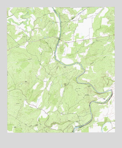 Wolf Ridge, TX USGS Topographic Map