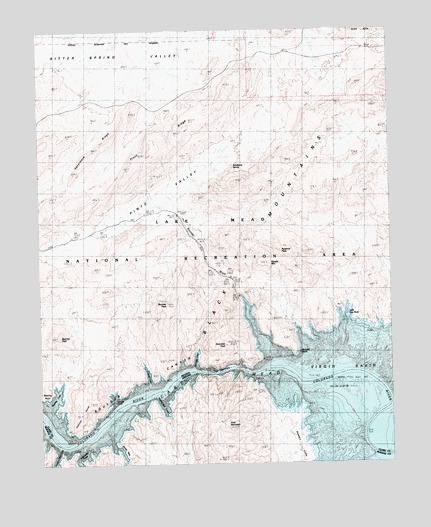 Boulder Canyon, NV USGS Topographic Map