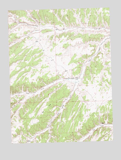 Wolf Ridge, CO USGS Topographic Map