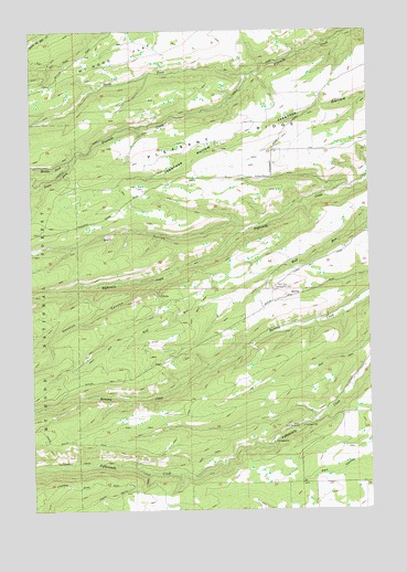 Wolf Run, OR USGS Topographic Map