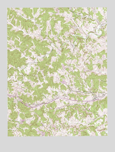 Wolf Summit, WV USGS Topographic Map