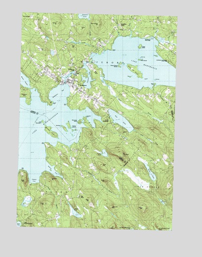 Wolfeboro, NH USGS Topographic Map