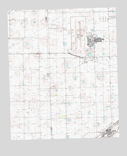 Wolfforth, TX USGS Topographic Map