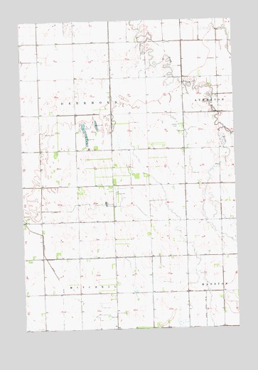 Wolverton SE, MN USGS Topographic Map