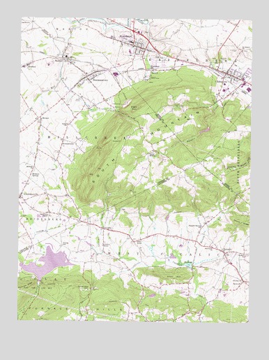 Womelsdorf, PA USGS Topographic Map