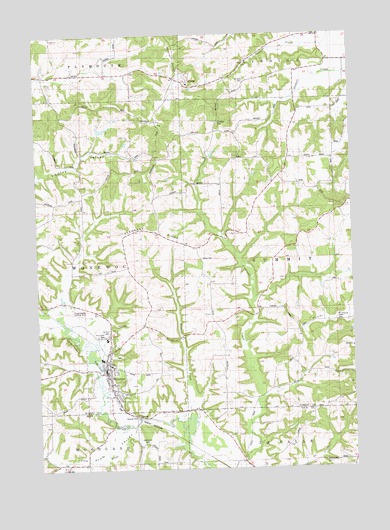 Wonewoc, WI USGS Topographic Map