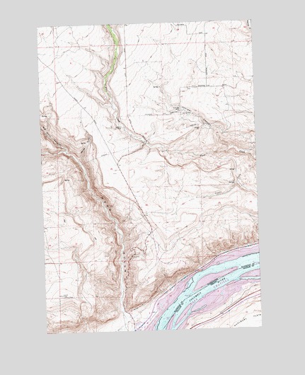 Wood Gulch, WA USGS Topographic Map