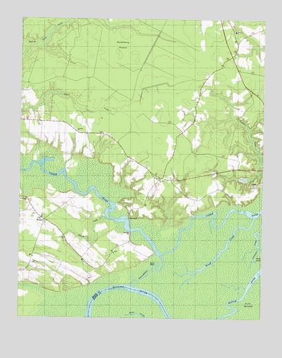 Woodard, NC USGS Topographic Map