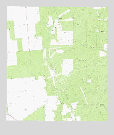 Woodard Lake, TX USGS Topographic Map