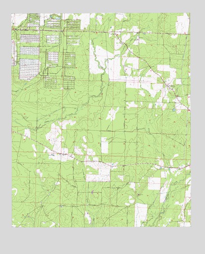 Woodberry, AR USGS Topographic Map