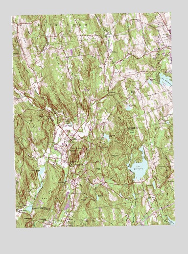 Woodbury, CT USGS Topographic Map