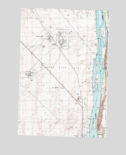 Wooded Island, WA USGS Topographic Map