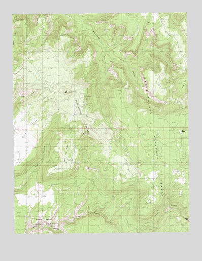 Woodenshoe Buttes, UT USGS Topographic Map