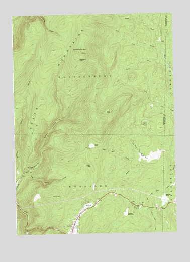 Woodford, VT USGS Topographic Map