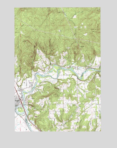 Woodland, WA USGS Topographic Map