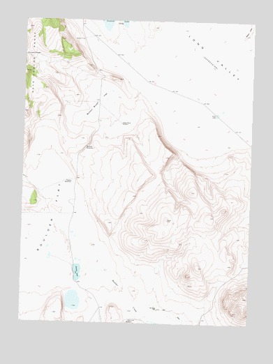 Boulder Lake, NV USGS Topographic Map