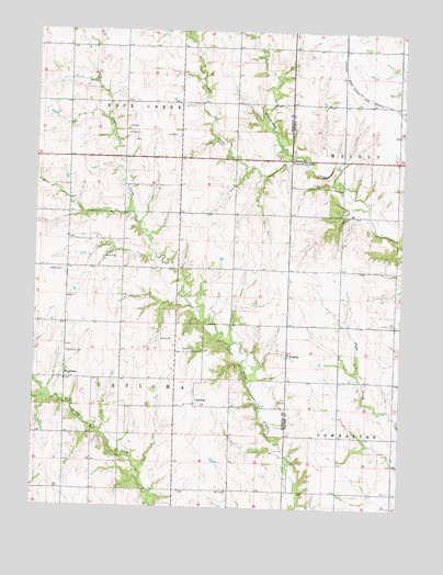 Woodlawn, KS USGS Topographic Map