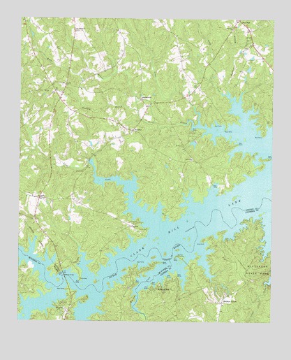 Woodlawn, GA USGS Topographic Map