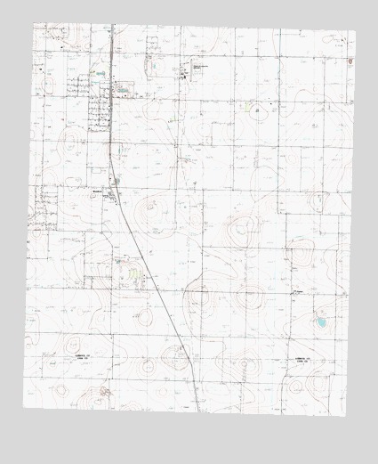 Woodrow, TX USGS Topographic Map