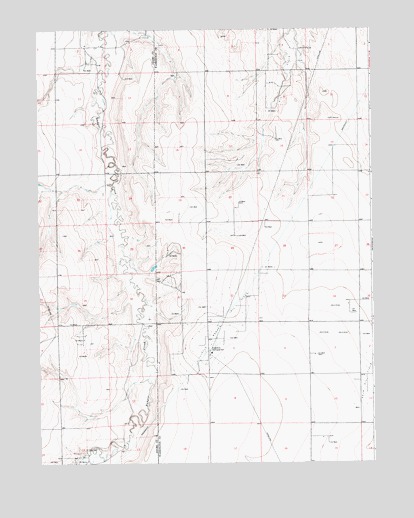 Woodrow NW, CO USGS Topographic Map