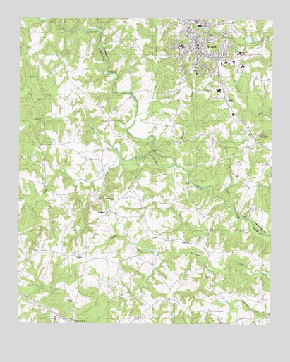 Woodruff, SC USGS Topographic Map