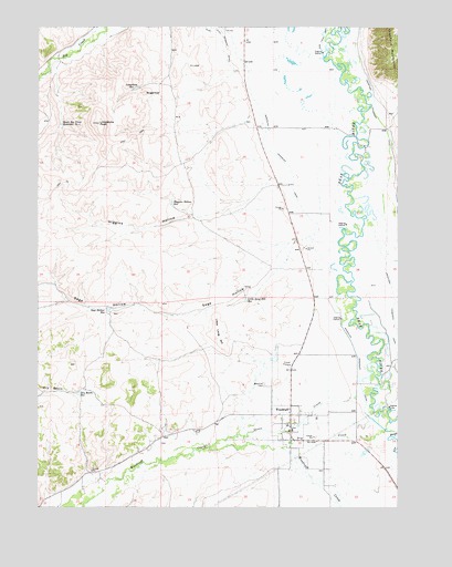 Woodruff, UT USGS Topographic Map