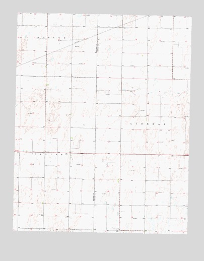 Woods, KS USGS Topographic Map