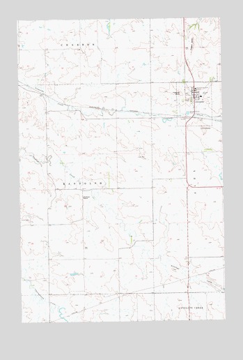 Alexander, ND USGS Topographic Map