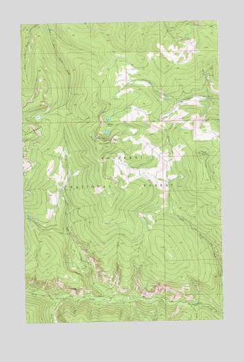 Boulder Lakes, MT USGS Topographic Map