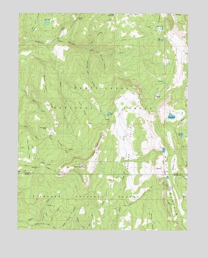 Woods Lake, UT USGS Topographic Map