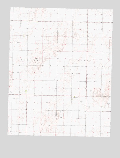 Woods SE, KS USGS Topographic Map