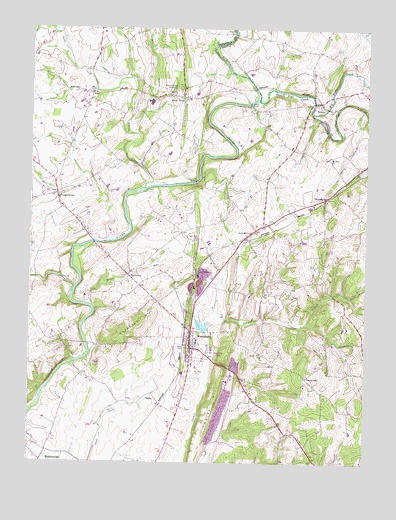 Woodsboro, MD USGS Topographic Map