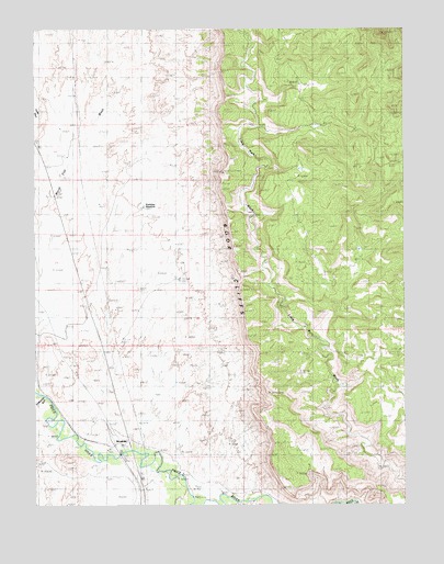 Woodside, UT USGS Topographic Map