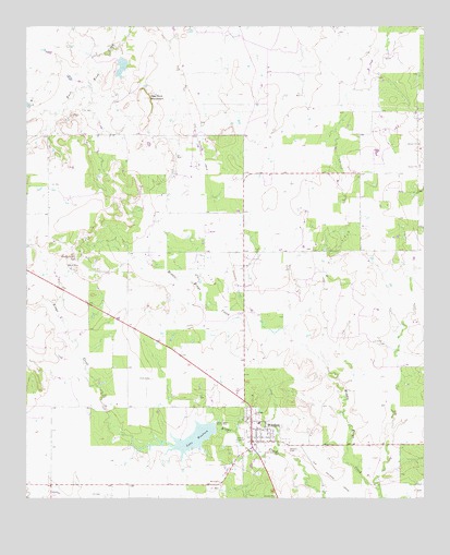 Woodson, TX USGS Topographic Map