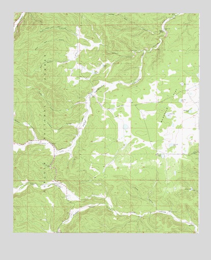 Woodson Canyon, NM USGS Topographic Map