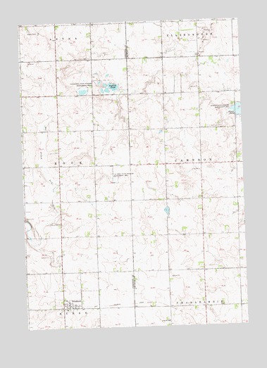 Woodstock, MN USGS Topographic Map