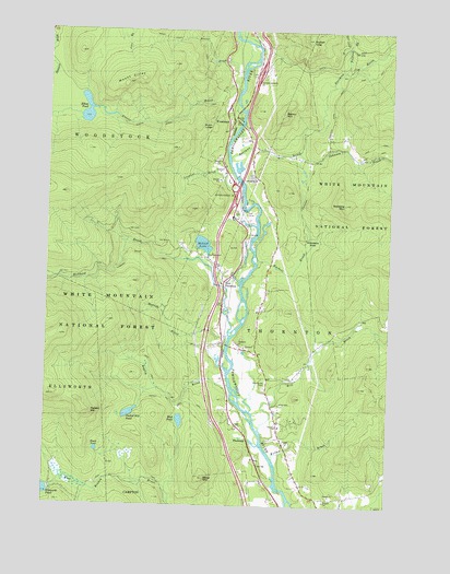 Woodstock, NH USGS Topographic Map