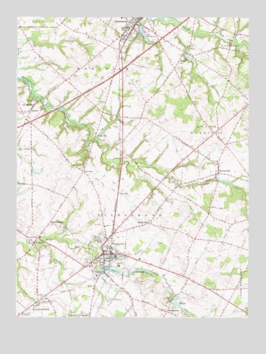 Woodstown, NJ USGS Topographic Map