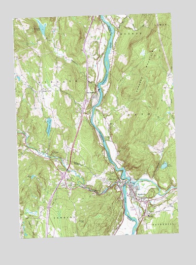 Woodsville, NH USGS Topographic Map