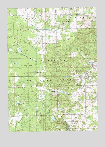 Woodville, MI USGS Topographic Map
