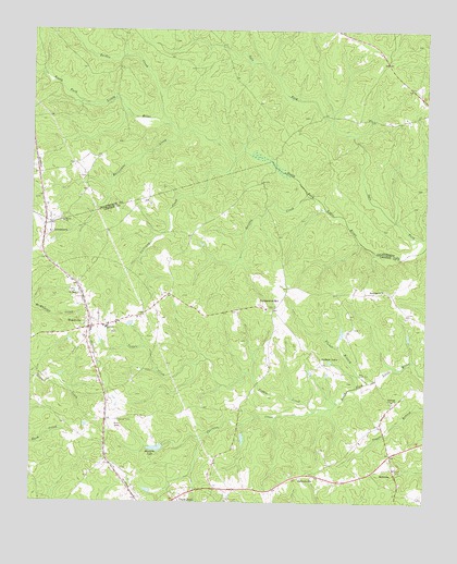 Woodville, GA USGS Topographic Map