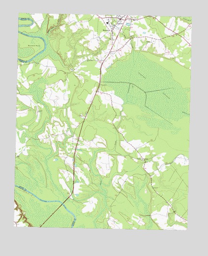 Lewiston Woodville, NC USGS Topographic Map