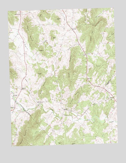 Woodville, VA USGS Topographic Map