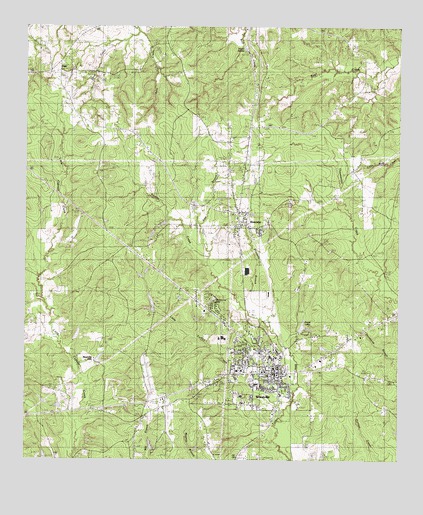 Woodville, TX USGS Topographic Map