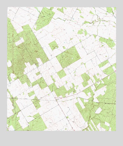 Woodward, TX USGS Topographic Map