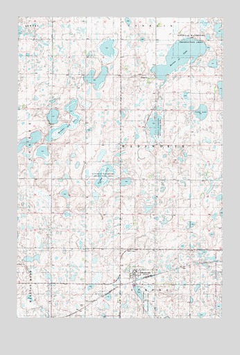 Woodworth, ND USGS Topographic Map