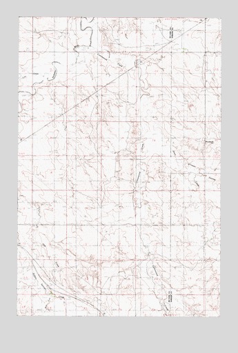 Woodworth Hill, MT USGS Topographic Map