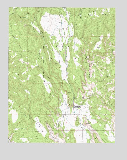 Boulder Town, UT USGS Topographic Map