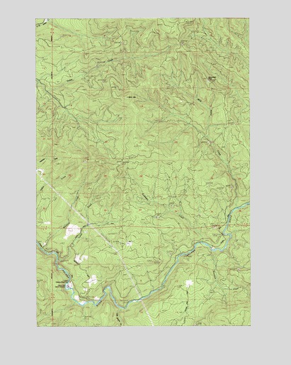Woolford Creek, WA USGS Topographic Map